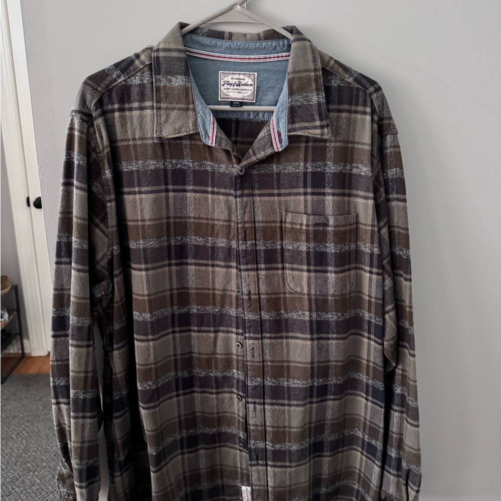 Flag & Anthem Brown and Gray Flannel